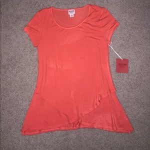 Soft Orange Layered Tee